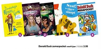 Promoties Donald duck zomerpocket - Huismerk - Intertoys - Geldig van 25/06/2018 tot 22/07/2018 bij Intertoys