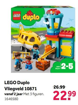 Promoties Lego duplo vliegveld - Lego - Geldig van 25/06/2018 tot 22/07/2018 bij Intertoys