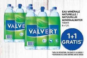 Promotions Eau minérale naturelle valvert - Valvert - Valide de 04/07/2018 à 17/07/2018 chez Alvo