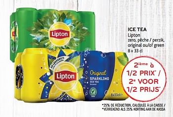 Promotions Ice tea lipton - Lipton - Valide de 04/07/2018 à 17/07/2018 chez Alvo