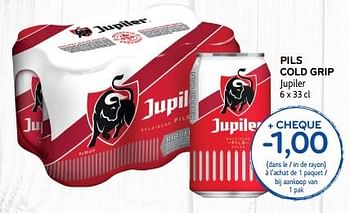 Promotions Pils cold grip jupiler - Jupiler - Valide de 04/07/2018 à 17/07/2018 chez Alvo