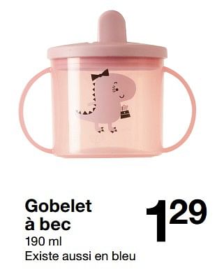 Promotions Gobelet à bec - Produit maison - Zeeman  - Valide de 01/07/2018 à 31/12/2018 chez Zeeman