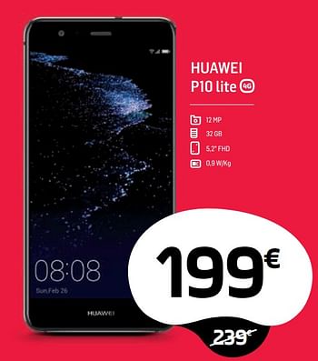 Promotions Huawei p10 lite - Huawei - Valide de 29/06/2018 à 31/07/2018 chez Base
