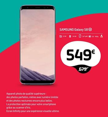 Promotions Samsung galaxy s8 - Samsung - Valide de 29/06/2018 à 31/07/2018 chez Base