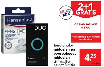 Promoties Hansaplast pleisters sensitive - Hansaplast - Geldig van 03/07/2018 tot 17/07/2018 bij Makro