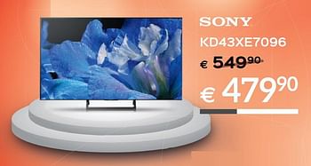 Promotions Sony kd43xe7096 - Sony - Valide de 30/06/2018 à 31/07/2018 chez Selexion