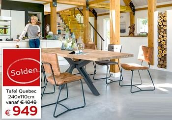 Promotions Tafel quebec - Produit Maison - Henders & Hazel - Valide de 30/06/2018 à 31/07/2018 chez Henders & Hazel