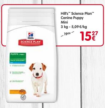 Promoties Hill`s science plan canine puppy mini - Hill's - Geldig van 04/07/2018 tot 15/07/2018 bij Tom&Co