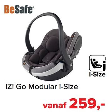 Promoties Izi go modular i-size - BeSafe - Geldig van 02/07/2018 tot 31/07/2018 bij Baby-Dump