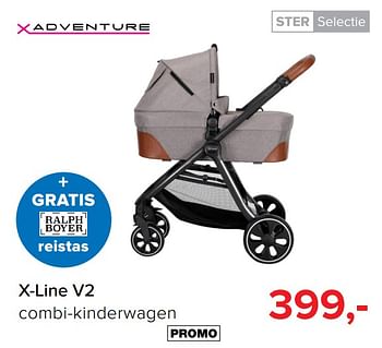 Promoties X-line v2 combi-kinderwagen - Xadventure - Geldig van 02/07/2018 tot 31/07/2018 bij Baby-Dump
