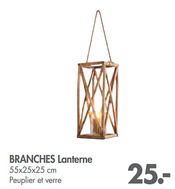 Promotions Branches lanterne - Produit maison - Casa - Valide de 01/07/2018 à 27/07/2018 chez Casa