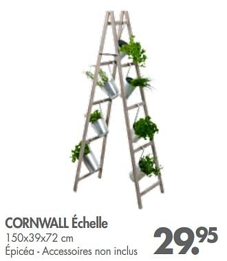 Promotions Cornwall échelle - Produit maison - Casa - Valide de 01/07/2018 à 27/07/2018 chez Casa
