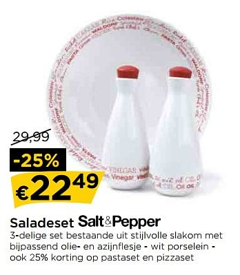 Promoties Saladeset salt + pepper - Salt & Pepper - Geldig van 29/06/2018 tot 31/07/2018 bij Molecule