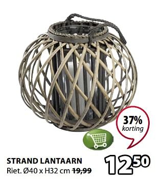 Promoties Strand lantaarn - Huismerk - Jysk - Geldig van 30/06/2018 tot 15/07/2018 bij Jysk