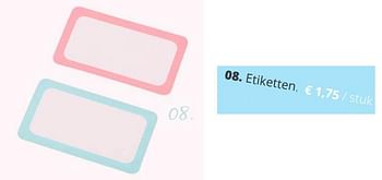 Promoties Etiketten. - Huismerk - Ava - Geldig van 02/07/2018 tot 15/09/2018 bij Ava