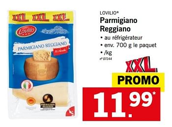 Promotions Parmigiano reggiano - Lovilio - Valide de 09/07/2018 à 14/07/2018 chez Lidl