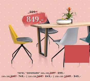 Promoties Tafel denmark - Huismerk - Xooon - Geldig van 30/06/2018 tot 31/07/2018 bij Xooon