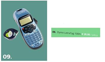 Promoties Dymo letratag - Dymo - Geldig van 02/07/2018 tot 15/09/2018 bij Ava