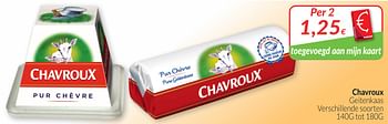 Promoties Chavroux geitenkaas - Chavroux - Geldig van 01/07/2018 tot 31/07/2018 bij Intermarche