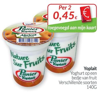 Promotions Yoplait yoghurt op een bedje van fruit - Yoplait - Valide de 01/07/2018 à 31/07/2018 chez Intermarche