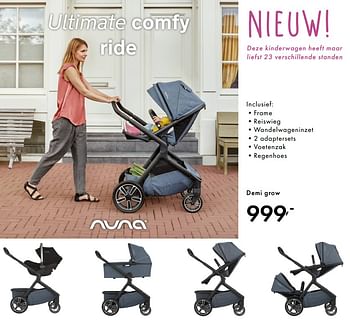Promoties Ultimate comfy ride demi grow - Nuna - Geldig van 01/07/2018 tot 28/07/2018 bij Baby & Tiener Megastore