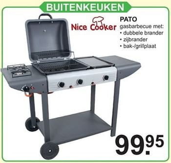 Promoties Buitenkeuken pato - Nice Cooker - Geldig van 02/07/2018 tot 21/07/2018 bij Van Cranenbroek