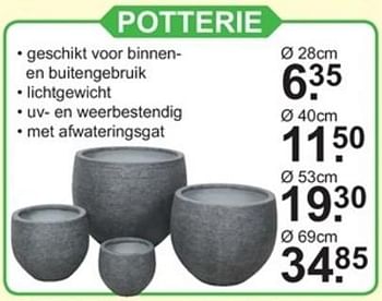 Promoties Potterie - Huismerk - Van Cranenbroek - Geldig van 02/07/2018 tot 21/07/2018 bij Van Cranenbroek