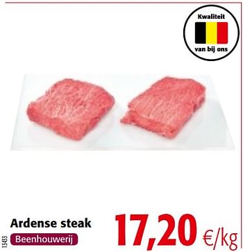 Promoties Ardense steak - Huismerk - Colruyt - Geldig van 04/07/2018 tot 17/07/2018 bij Colruyt
