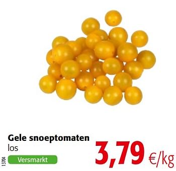 Promoties Gele snoeptomaten - Huismerk - Colruyt - Geldig van 04/07/2018 tot 17/07/2018 bij Colruyt