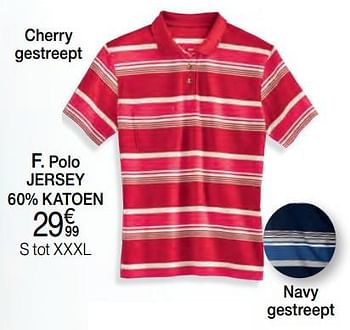 Promoties Polo jersey - Huismerk - Damart - Geldig van 28/06/2018 tot 16/12/2018 bij Damart