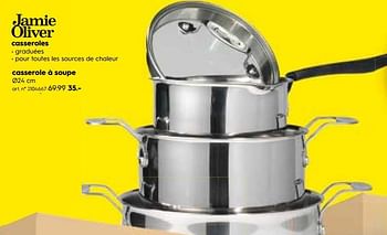 Promotions Casserole à soupe - Jamie Oliver - Valide de 30/06/2018 à 15/07/2018 chez Blokker