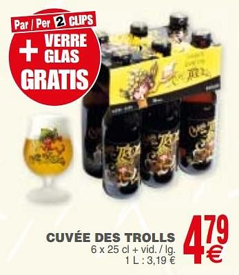 Promoties Cuvee des trolls - Cuvée des Trolls - Geldig van 10/07/2018 tot 16/07/2018 bij Cora