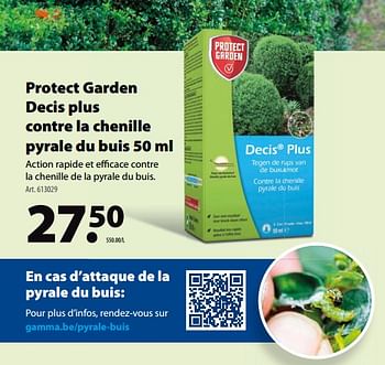 Promotions Protect garden decis plus contre la chenille pyrale du buis - Protect Garden - Valide de 18/07/2018 à 30/07/2018 chez Gamma