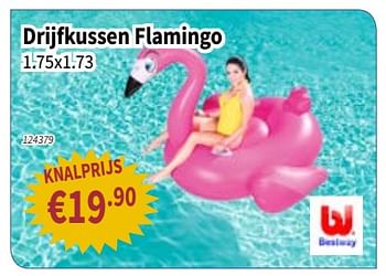 Promoties Drijfkussen flamingo - BestWay - Geldig van 05/07/2018 tot 18/07/2018 bij Cevo Market