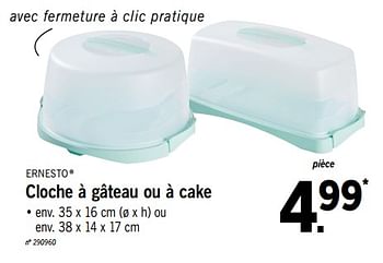 Ernesto Cloche A Gateau Ou A Cake En Promotion Chez Lidl