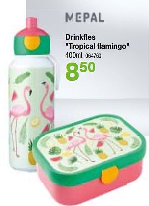 Promoties Drinkfles tropical flamingo - Mepal - Geldig van 01/07/2018 tot 31/07/2018 bij Home & Co