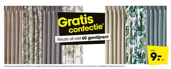 Promoties Keuze uit wel 60 gordijnen! - Huismerk - Kwantum - Geldig van 16/07/2018 tot 29/07/2018 bij Kwantum
