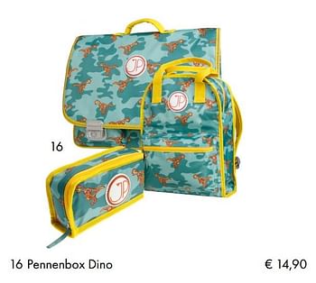 Promoties Pennenbox dino - JP - Geldig van 10/07/2018 tot 15/09/2018 bij Multi Bazar