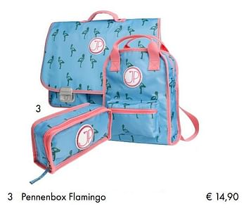 Promoties Pennenbox flamingo - JP - Geldig van 10/07/2018 tot 15/09/2018 bij Multi Bazar