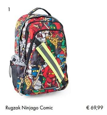 Promotions Rugzak ninjago comic - Lego - Valide de 10/07/2018 à 15/09/2018 chez Multi Bazar