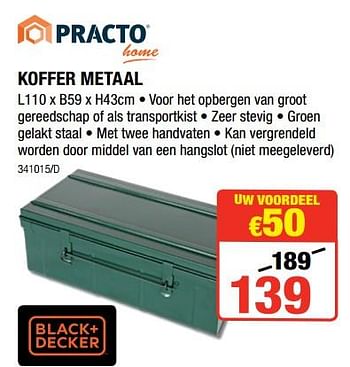 Promoties Koffer metaal - Practo - Geldig van 12/07/2018 tot 19/08/2018 bij HandyHome