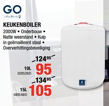 Promoties Van marcke keukenboiler - Van Marcke - Geldig van 12/07/2018 tot 19/08/2018 bij HandyHome