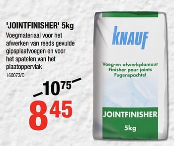 Promoties Jointfinisher - Knauf - Geldig van 12/07/2018 tot 19/08/2018 bij HandyHome