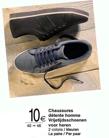 Promoties Chaussures détente homme vrijetijdsschoenen voor heren - Huismerk - Cora - Geldig van 17/07/2018 tot 30/07/2018 bij Cora