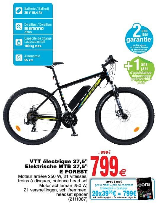 E Forest Vtt lectrique 27 5 elektrische mtb 27 5 e forest En