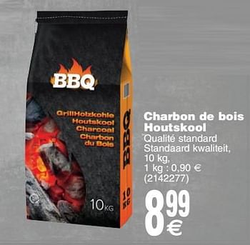 Promotions Charbon de bois houtskool - Produit maison - Cora - Valide de 17/07/2018 à 30/07/2018 chez Cora