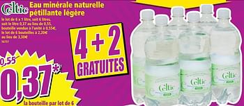 Promoties Eau minérale naturelle pétillante légère - Celtic la Source - Geldig van 18/07/2018 tot 24/07/2018 bij Norma