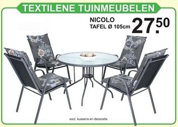 Promoties Nicolo tafel - Bois le Duc - Geldig van 16/07/2018 tot 04/08/2018 bij Van Cranenbroek