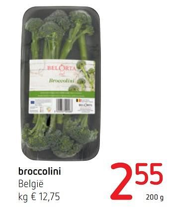 Promoties Broccolini belgië - Huismerk - Spar Retail - Geldig van 19/07/2018 tot 01/08/2018 bij Spar (Colruytgroup)