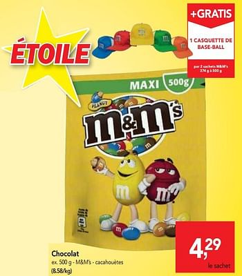 Promoties Chocolat - M&M 's - Geldig van 18/07/2018 tot 31/07/2018 bij Makro